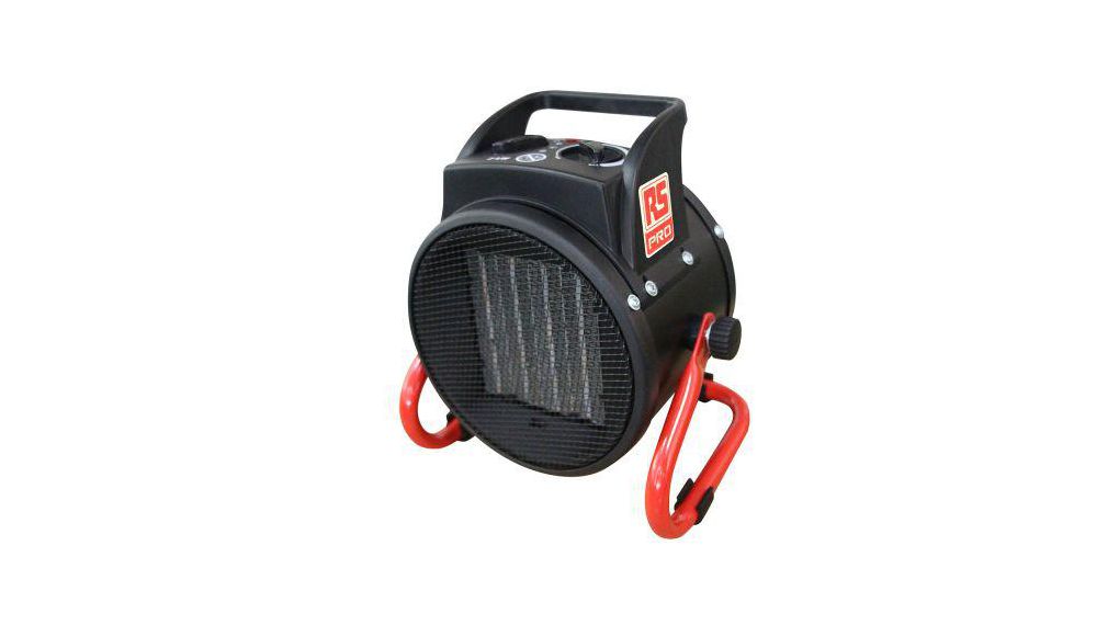 Värmare 230 V IP20 2kW 160x217x210mm Termostat